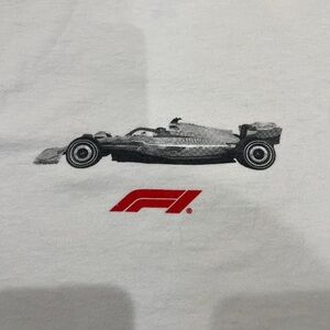 American Vintage Men's Cream and White T-shirt